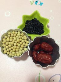 养颜红枣豆浆