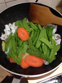 扁豆炒鲜鱿
