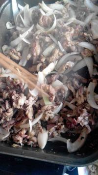 电烤盘烤棉羊肉