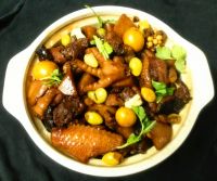 百果土豆炖母鸡