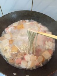 紫菜火锅丸子面