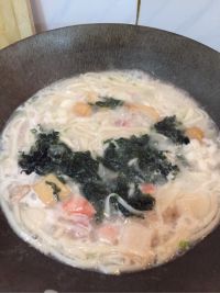 紫菜火锅丸子面