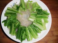 豆豉粉丝小白菜