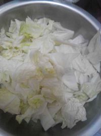 白菜炒丸子