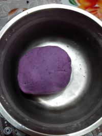 醪糟紫薯小圆子