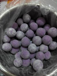 醪糟紫薯小圆子