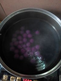 醪糟紫薯小圆子