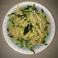 简易黄瓜拌豆腐丝