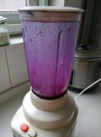 亲子美食紫薯泥紫薯汁