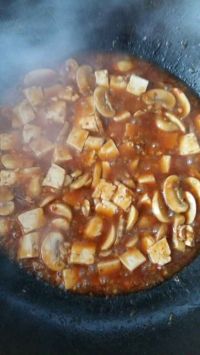 口蘑烧豆腐