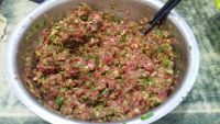 香芹牛肉饺子