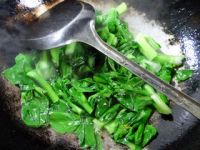 红培根炒菜芯