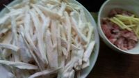 肉丝鸡腿菇