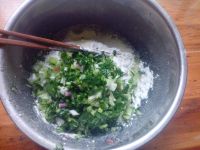 小白菜煎饼