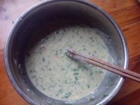 小白菜煎饼