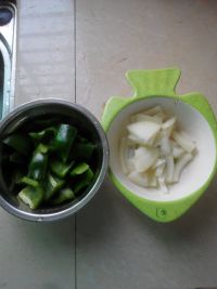 青椒洋葱炒鱿鱼