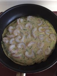 海鲜蔬菜虾仁饼