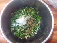 韭菜豆干煎饺