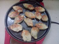 韭菜豆干煎饺