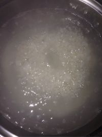 皮蛋火腿粥