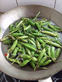 煮豌豆