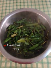 煮豌豆