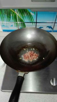 肉丝青椒炒芸豆