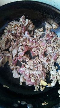 肉片炒土豆番茄