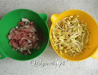 肉丝炒黑豆芽