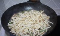 豆角炒饼