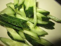 瓜条拌酸豆角