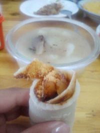 鸡蛋卷饼