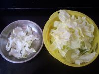 辣味杏鲍菇炒手撕包菜