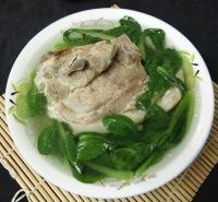 蹄膀青菜汤