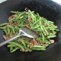 四季豆炒肉片