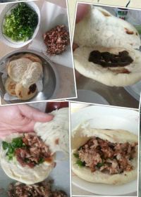 啤酒酱肉肉夹馍