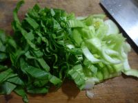 洋葱青菜素炒面