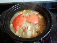 豆腐西葫芦海蟹煲