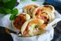 葱香火腿早餐饼