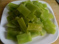 莴笋炒鸡蛋
