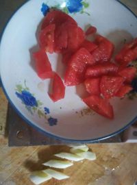 西红柿炒豌豆