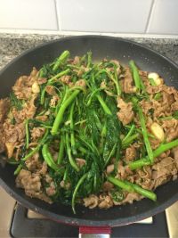沙茶炒羊肉