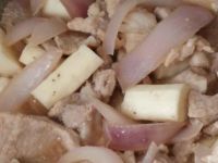 山药洋葱烩肉片