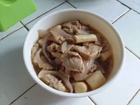 山药洋葱烩肉片