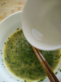 韭菜煎鸡蛋