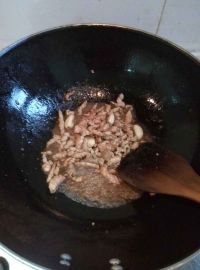 豆角炒肉丝