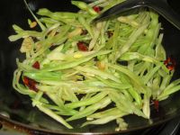 辣炒芸豆丝