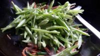 四季豆炒肉丝