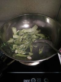 奶油菜火腿炒豆腐皮