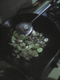 黄瓜肉片豆腐
